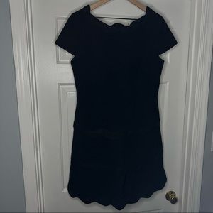 Black Tiered Sail to Sable Dress